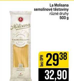 La Molisana semolinové těstoviny různé druhy 500 g