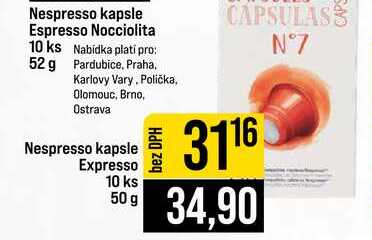 Nespresso kapsle Expresso 10 ks 50 g