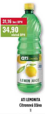 ATI LEMONITA Citronová šťáva 1l