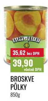 BROSKVE PŮLKY 850g