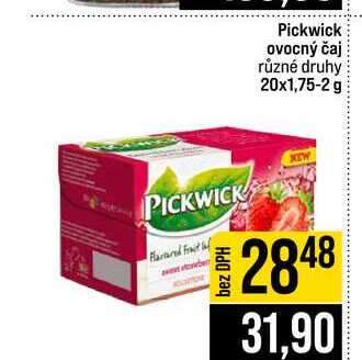 Pickwick ovocný čaj různé druhy 20x1,75-2 g