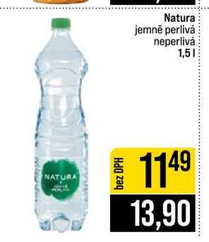 Natura jemně perlivá neperlivá 1,5l