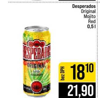 Desperados Original Mojito Red 0,5l
