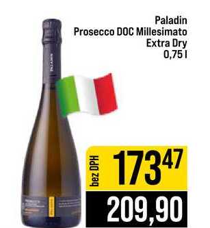 Paladin Prosecco DOC Millesimato Extra Dry 0,75l