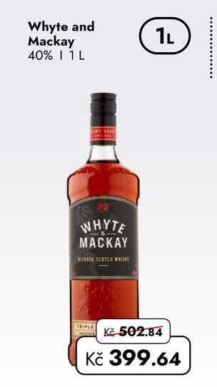 Whyte and Mackay 40% 1 L