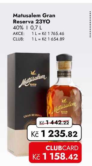 Matusalem Gran Reserva 23YO 40% 0,7 L