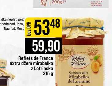 Reflets de France extra džem mirabelka z Lotrinska 315 g 