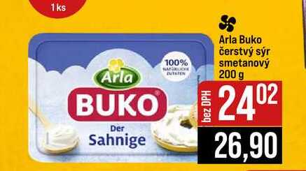 Arla Buko čerstvý sýr smetanový 200 g 