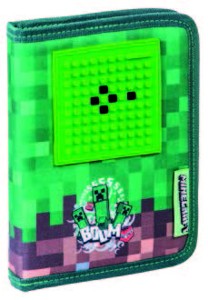 PIXIE CREW & MINECRAFT Školní penál jednopatrový