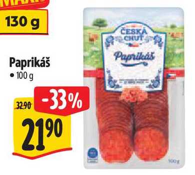 Paprikáš, 100 G