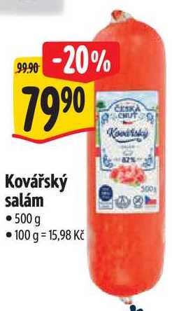 Kovářský salám, 500 g