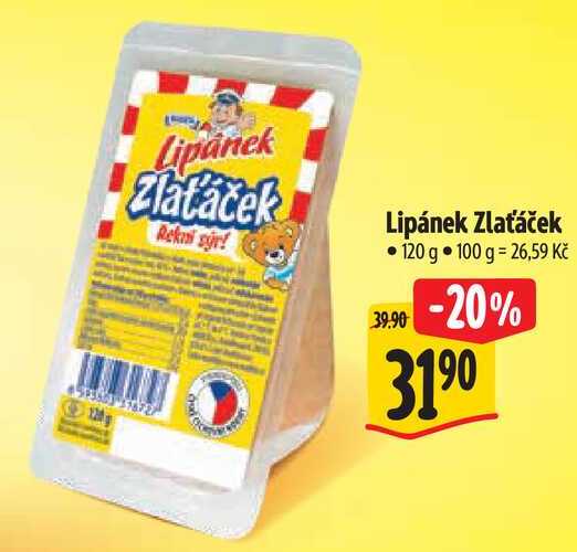 Lipánek Zlaťáček, 120 g