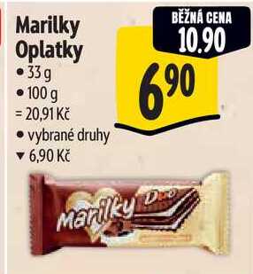 Marilky Oplatky, 33 g