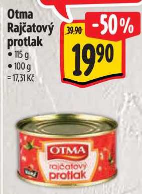 Otma Rajčatový protlak, 115 g