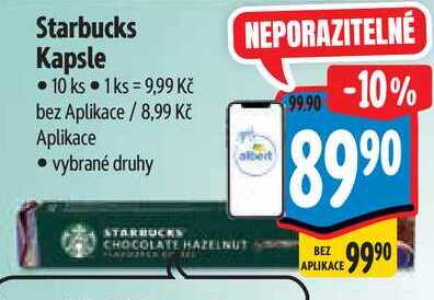 Starbucks Kapsle, 10 ks 