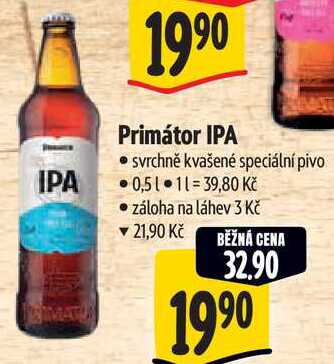 Primátor IPA, 0,5 l
