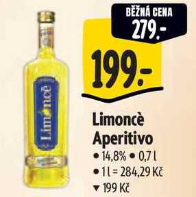 Limoncè Aperitivo, 0,7 l