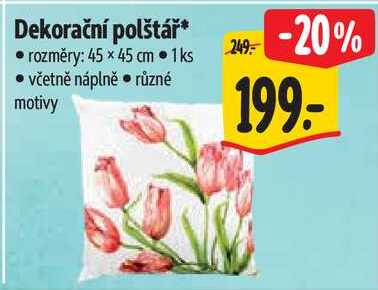 Dekorační polštář