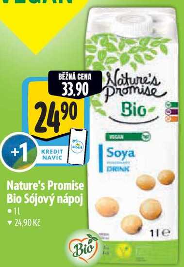Nature's Promise Bio Sójový nápoj, 1 l
