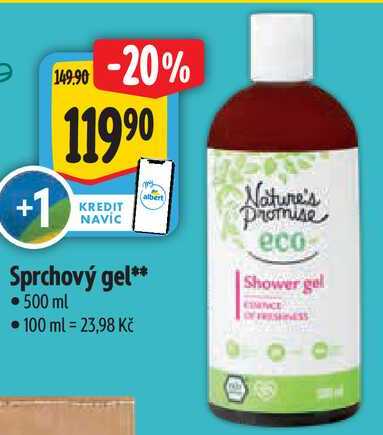 Sprchový gel, 500 ml
