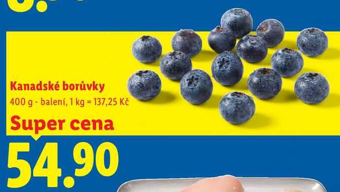 Kanadské borůvky, 400 g