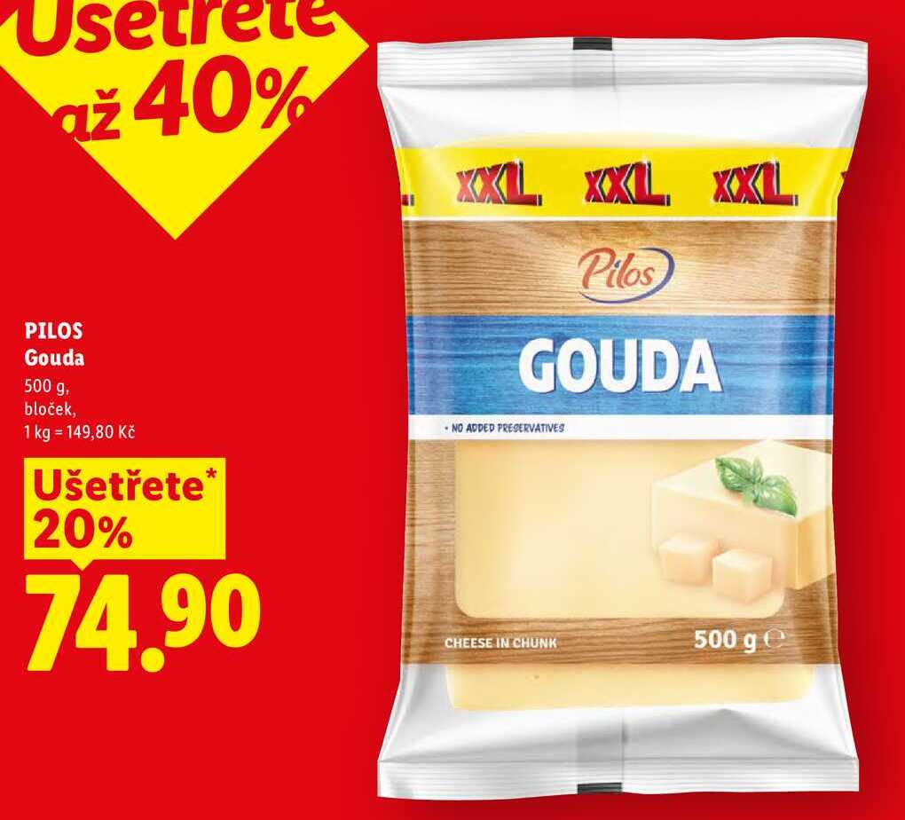 PILOS Gouda, 500 g