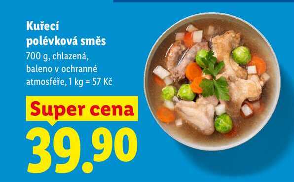 Kuřecí polévková směs, 700 g