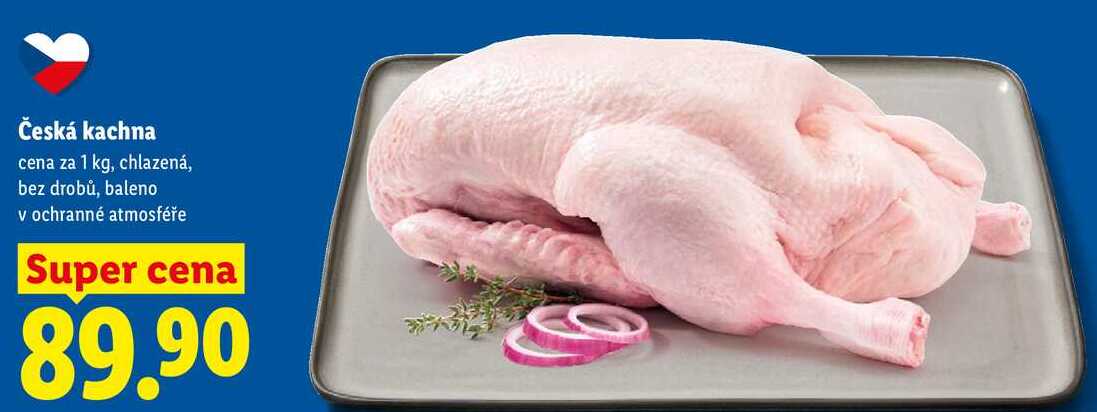 Česká kachna, cena za 1 kg