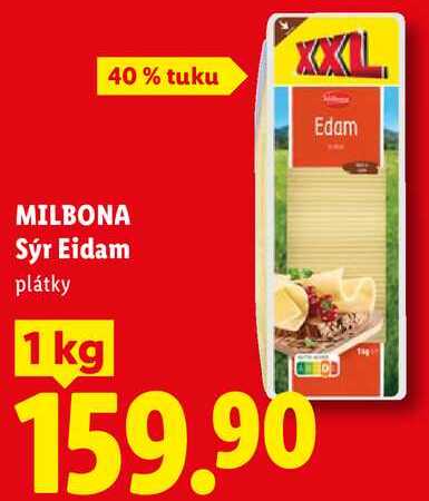 MILBONA Sýr Eidam, 1 kg