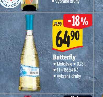 Butterfly 0,75 l