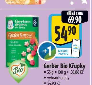 Gerber Bio Křupky 35 g