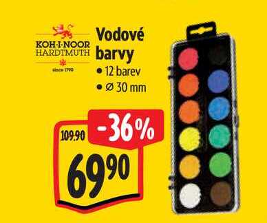 Vodové barvy since 1790 12 barev