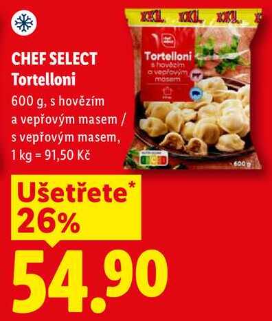 CHEF SELECT Tortelloni, 600 g