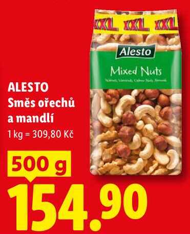 ALESTO Směs ořechů a mandlí, 500 g