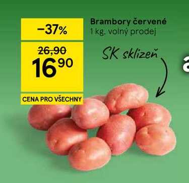 Brambory červené, 1 kg