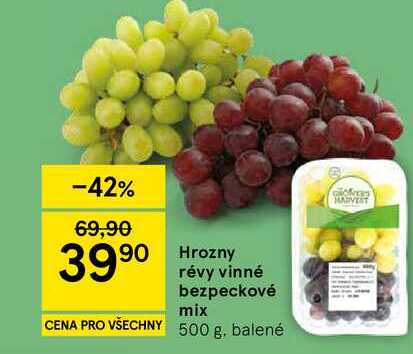 Hrozny révy vinné bezpeckové mix, 500 g