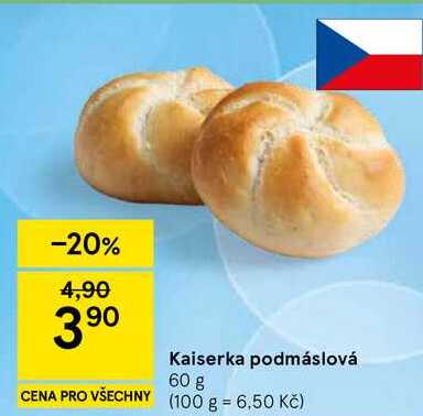 Kaiserka podmáslová, 60 g