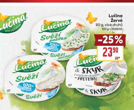 Lučina Žervé 80 g