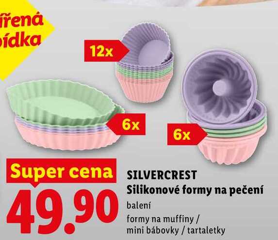 SILVERCREST Silikonové formy na pečení 