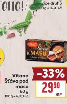 Vitana Šťáva pod maso 60 g