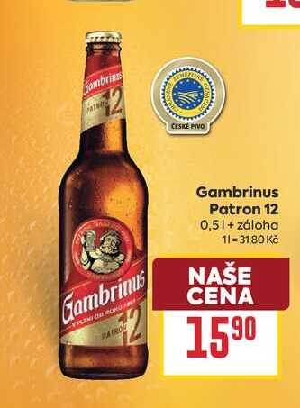 Gambrinus Patron 12 0,5l