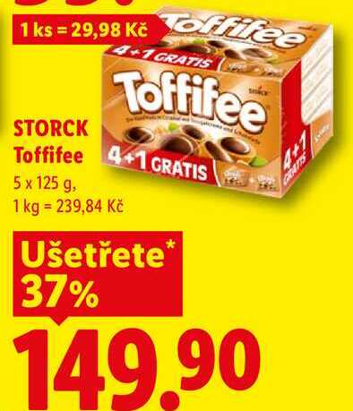 STORCK Toffifee, 5x 125 g
