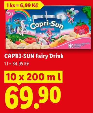 CAPRI-SUN Fairy Drink, 10x 200 ml