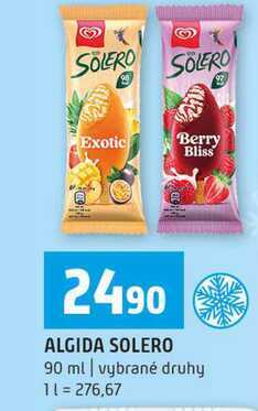 ALGIDA SOLERO 90 ml vybrané druhy