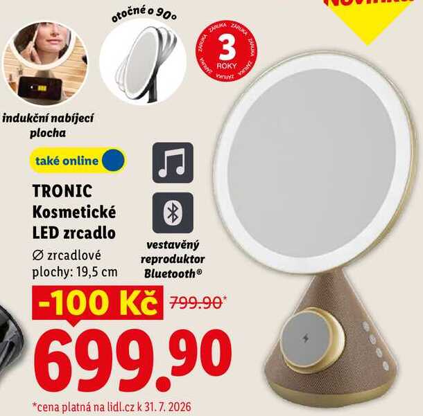 TRONIC Kosmetické LED zrcadlo