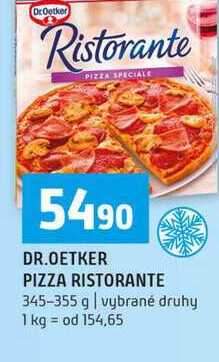 DR.OETKER PIZZA RISTORANTE 345-355 g vybrané druhy