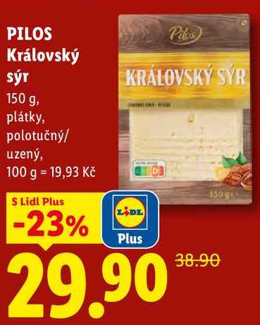 PILOS Královský sýr, 150 g