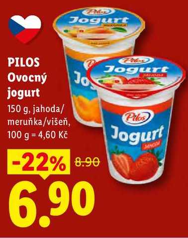 PILOS Ovocný jogurt, 150 g