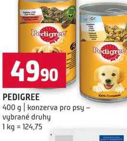 PEDIGREE 400 g konzerva pro psy vybrané druhy 