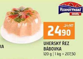 UHERSKÝ ŘEZ BÁBOVKA 120 g